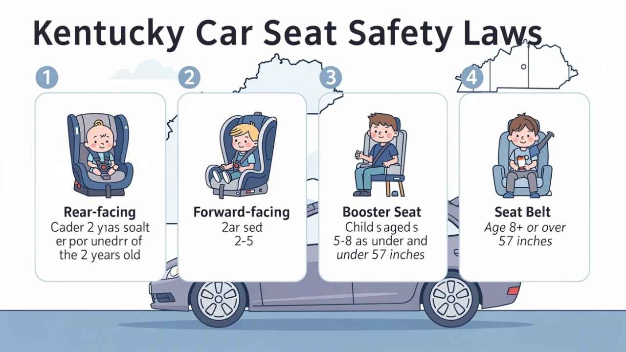 Car Seat Laws for Kentucky 2026 Complete Guide to Child Passenger Safety Rules