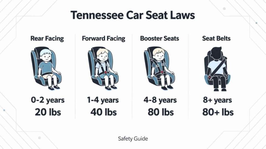 Rear-Facing Car Seat Laws in Tennessee